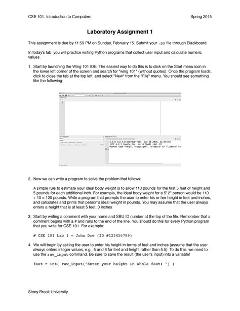 Image result for Computer Programming Lab 1 Assignment