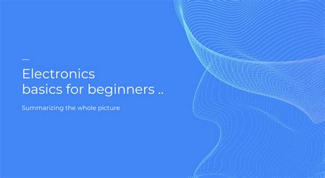 Image result for Beginner Electronics Tutorial