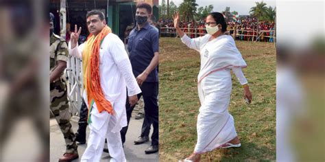Nandigram: After Hours of Confusion, BJP's Suvendu Adhikari Emerges ...