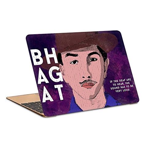 Postergully 15.6" Laptop Skin - Bhagat Singh - Quote - Loud - Buy ...