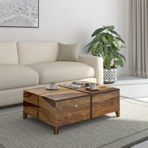 Flipkart Perfect Homes Sheesham Wood Solid Wood Coffee Table Price in ...