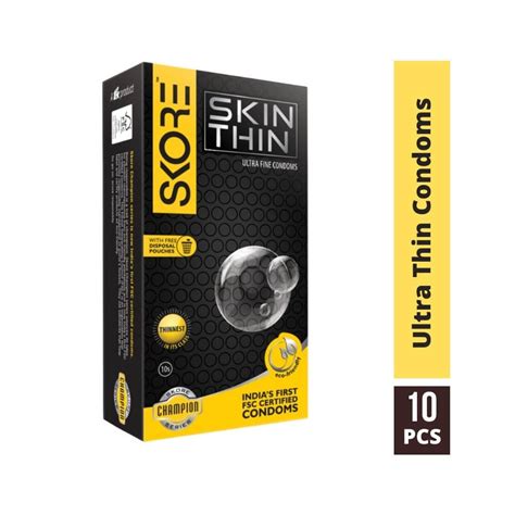 Shop Skore Skin Thin Ultra Fine Condoms 10s at bellegirl lifestyle ...