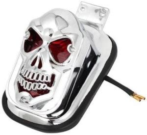 MK Mankrit Skull Brake And Tail Light For Motocycles Brake Light ...