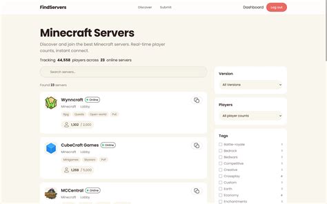Minecraft Servers - FindServers