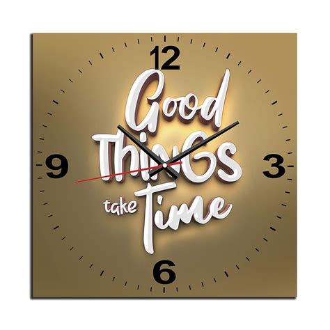 Buy WENS Inspirational Quotes Non-Ticking Battery Operated Kids Wall ...