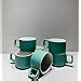 Buy DINNERDINE Premium Ceramic Coffee/Tea Cups - Set of 6, 150ML Each ...