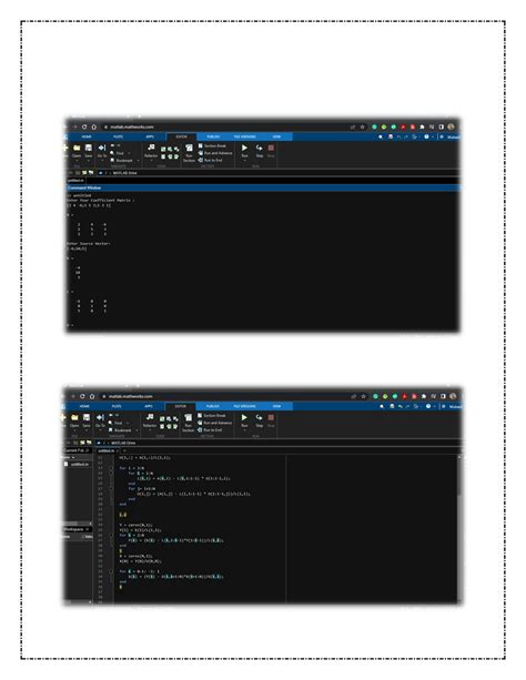 Rezultat imagine pentru LU Decomposition Matlab Code