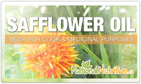 Safflower Oil Benefits