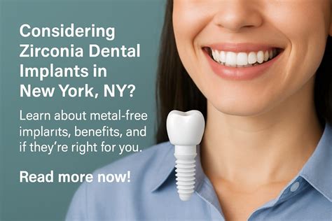 Zirconia Dental Implants in New York, NY: Are They Right For You?