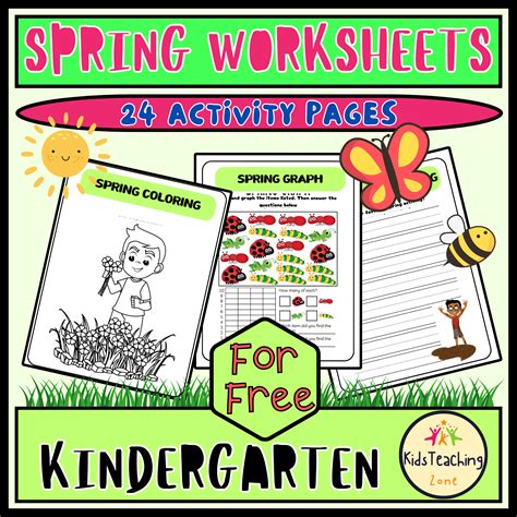 Image result for Sorting through Spring Worksheet for Kindergarten