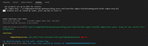 Creating our first Azure Function