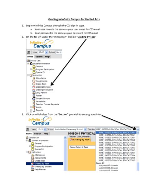 Image result for Infinite Campus Tutorial Input Grades