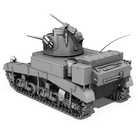 3d British M3 Light Tank