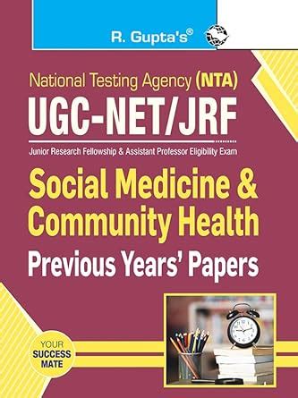 Buy NTA-UGC-NET/JRF : Social Medicine & Community Health (Paper-II ...