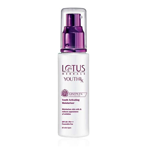 Lotus Herbals YouthRx Gineplex Youth Compound Activating Moisturiser ...