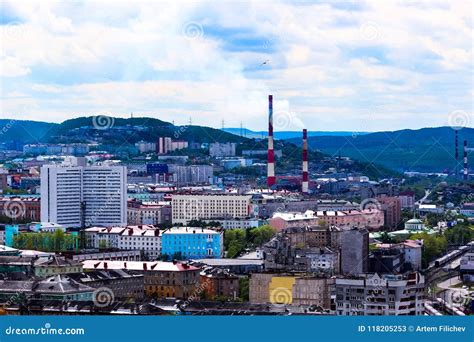 Murmansk city , Russia editorial stock photo. Image of murmansk - 118205253