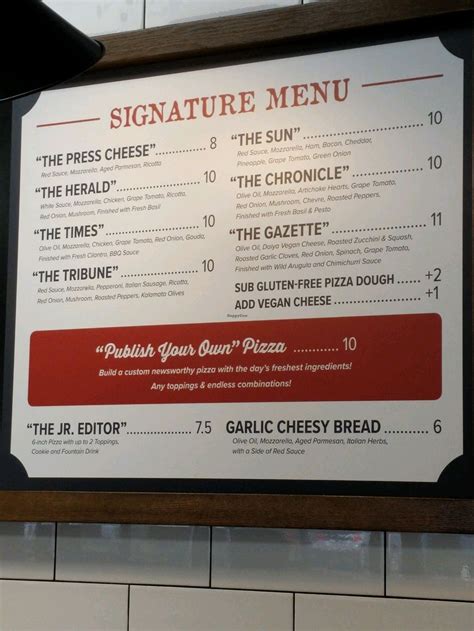 The Pizza Press - Anaheim California Restaurant - HappyCow