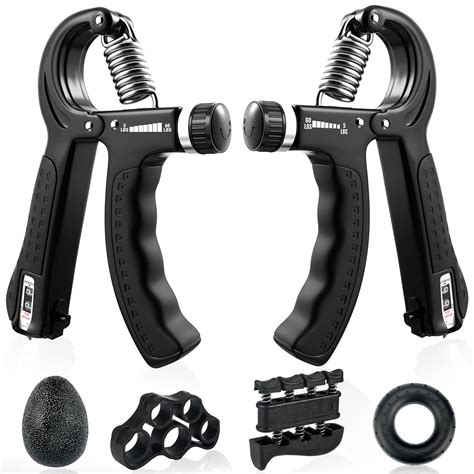 Buy Elvi&P Hand Grip Strengthener Kit (6 Pcs) – PP & TPR Grip Strength ...