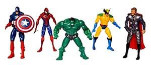 Buy Toyshine 5 in 1 Twist and Move Action Figure Set - Multi Color ...