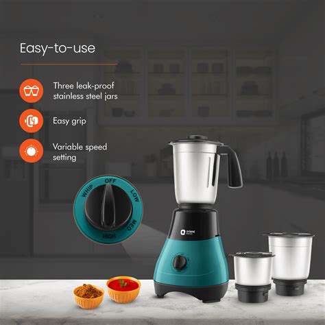 Buy Fine Blend 3 Jar Mixer Grinder Online in India | Orient Electric