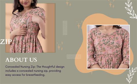 Buy Women Plus Fashion Women's Printed Rayon Yellow Maternity Long ...