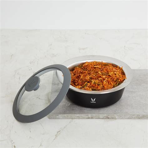 Buy VAYA Hautecase Solid Casserole with Glass Lid - 1500 ml from Vaya ...