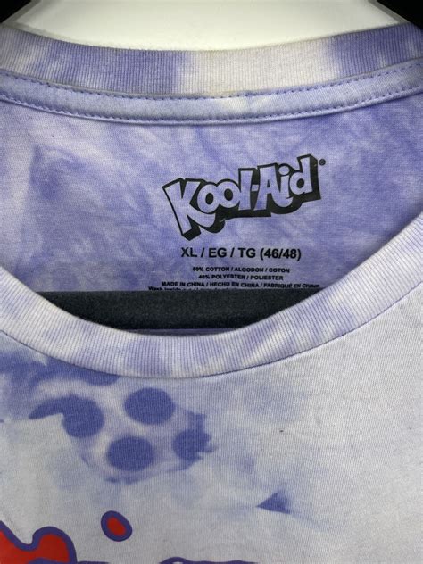 Kool Aid Man Oh Yeah Band T-Shirt Purple Tie Dye Size… - Gem