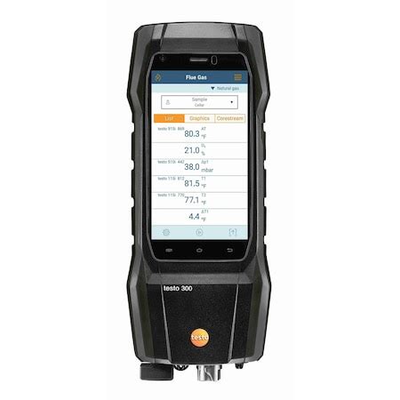 Testo Testo 300 – Residential / Commercial Combustion Analyzer kit 0564 ...