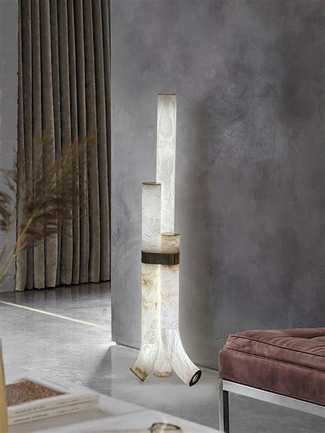 Piped Marble Floor Lamp - Vakkerlight