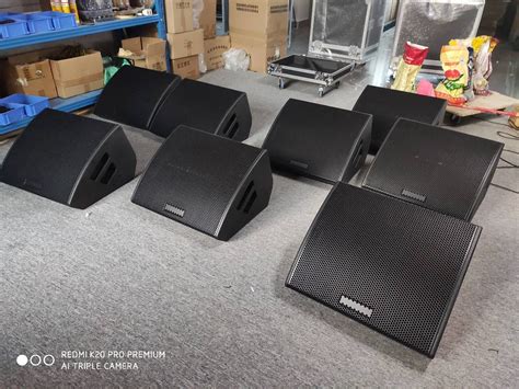 M4 PRO Audio PA 15" 400 Watt Coaxial Floor Monitor Speaker - M4 Speaker ...