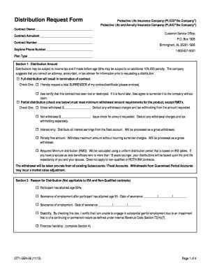 Protective Annuity Withdrawal Form - Fill Online, Printable, Fillable ...