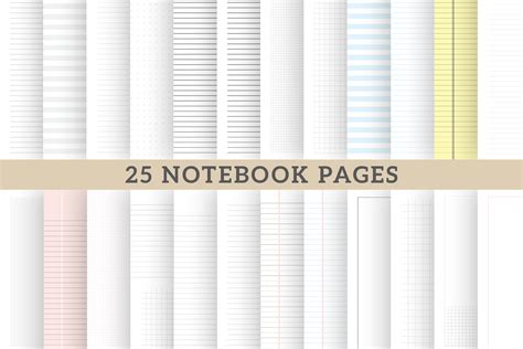 Notebook Paper Coloring Page