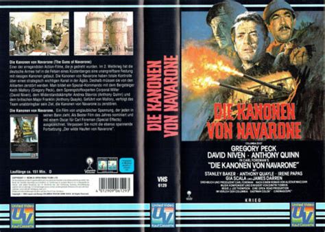 VHS) Die Kanonen von Navarone - Gregory Peck, | Ubuy India