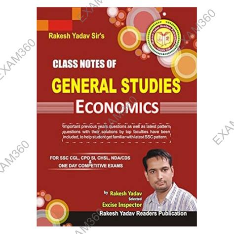 Class Notes of Economics | General Studies By Rakesh Yadav | Rakesh ...