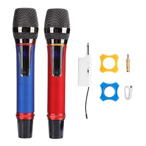 Buy Heayzoki Handheld Dynamic Wireless Microphone, Wireless Microphone ...