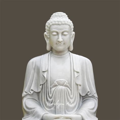 Marble Shakyamuni Buddha Statue