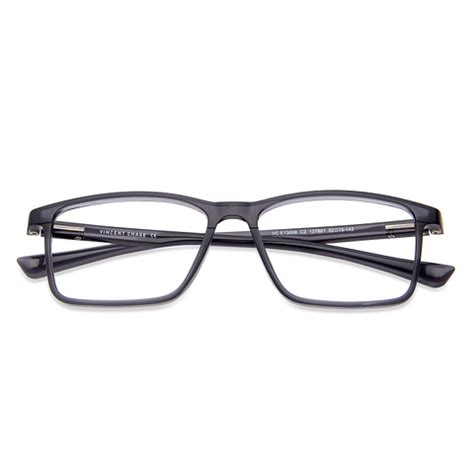 Buy Matte Grey Transparent Grey Full Rim Rectangle Vincent Chase ...