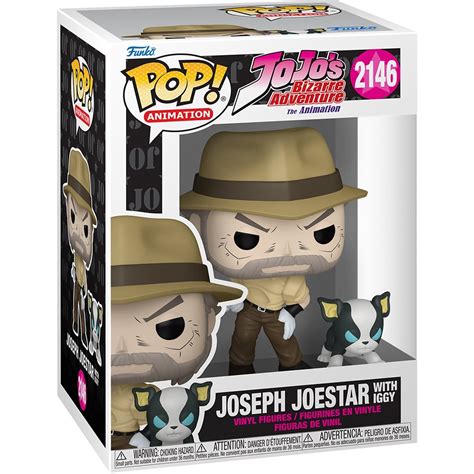 JoJo's Bizarre Adventure Joseph Joestar and Iggy Funko Pop! Vinyl ...