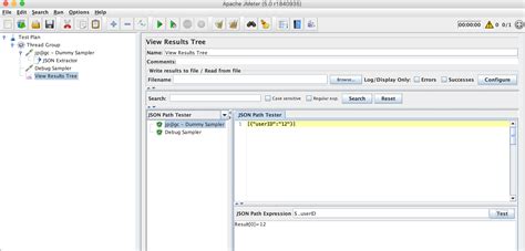 JSON Extractor 的图像结果