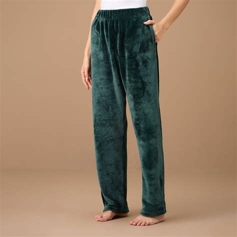 Cozy Fur Pants in Relaxed Fit - NYS121-Green – Nykd by Nykaa
