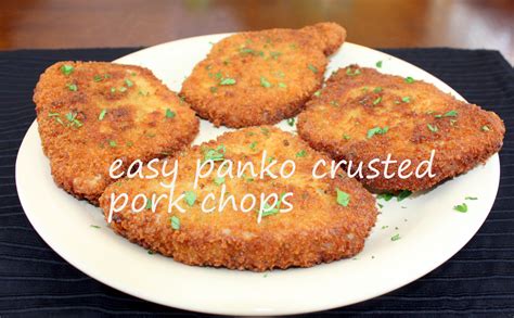 Crispy Panko Crusted Pork Chops – Lola Rugula