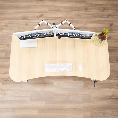 Buy VIVO Height Adjustable 63 x 32 inch Stand Up Desk, Crank System ...