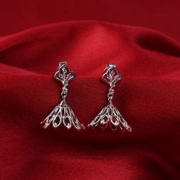 Buy Premium 925 Silver Jhumki & Jhumka Earrings for women – CLARA