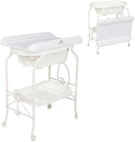 Buy Baby Bathinette Folding Changing Table Baby Diaper Station with ...