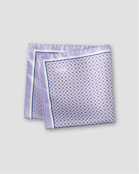 Four Sided Silk Pocket Square - Eton