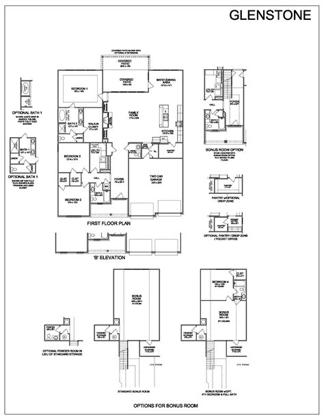 Floor Plans - Glenstone