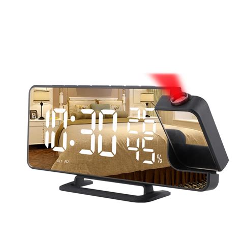 Buy ThreeH Digital Projection Alarm Clock Radio Alarm Clock with Snooze ...