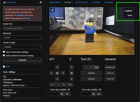 Setting USB Camera OctoPrint 的图像结果