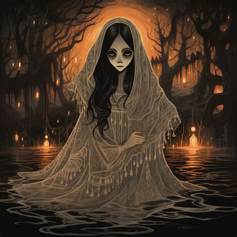 La Llorona De Mexico Art La Llorona De Mexico; A Ghost Forever
