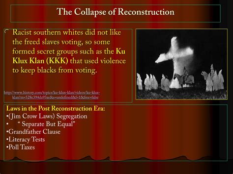 PPT - Life After the Civil War: Reconstruction 1865-1876 PowerPoint ...